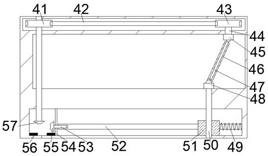 Tea leaf picking device capable of separating tea leaves from branches and trunks