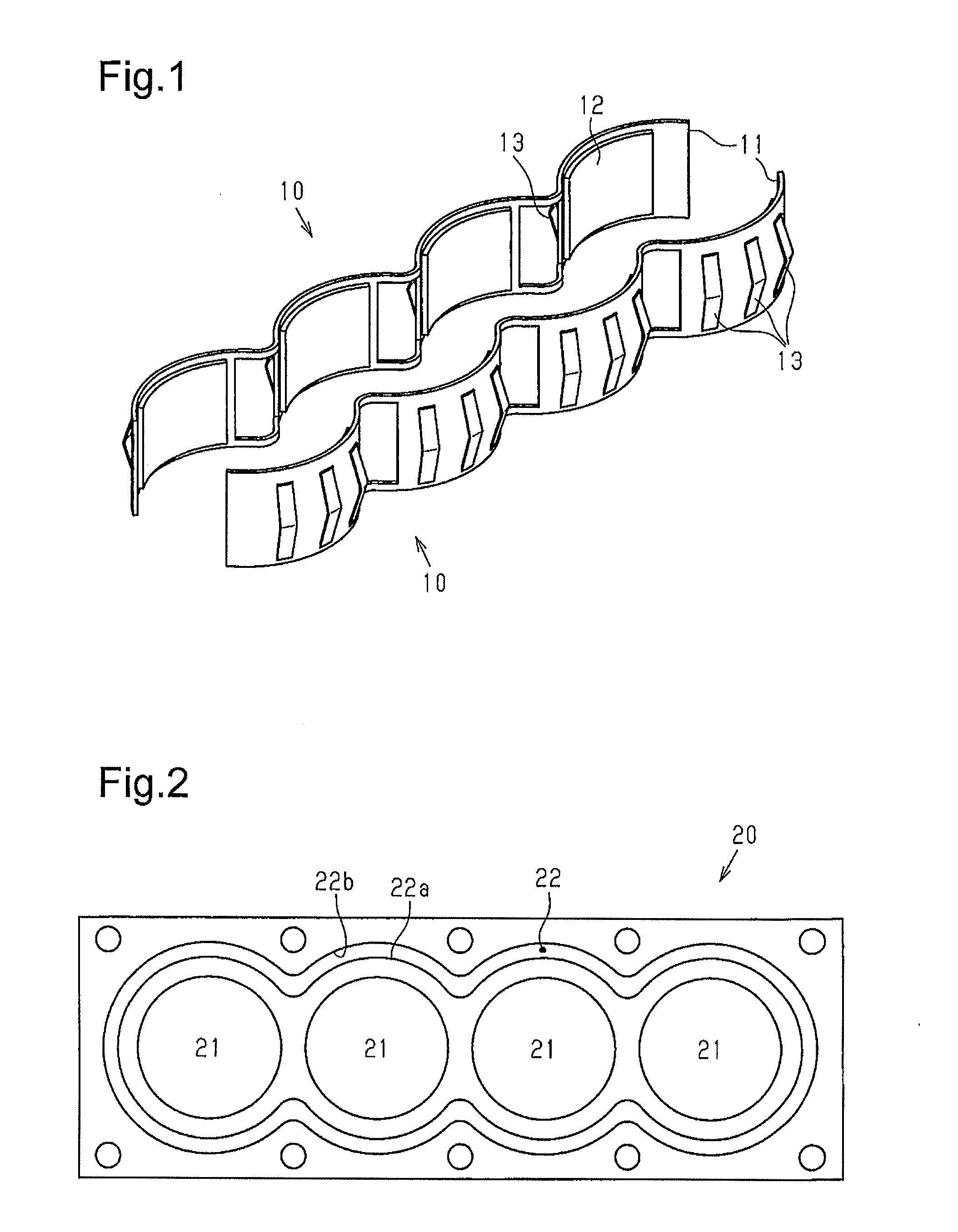 Water jacket spacer