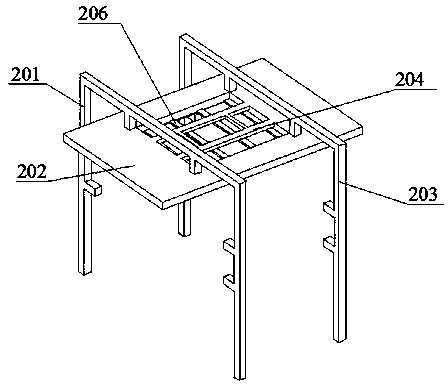 Surface detection device capable of automatically turning over middle part of scarf