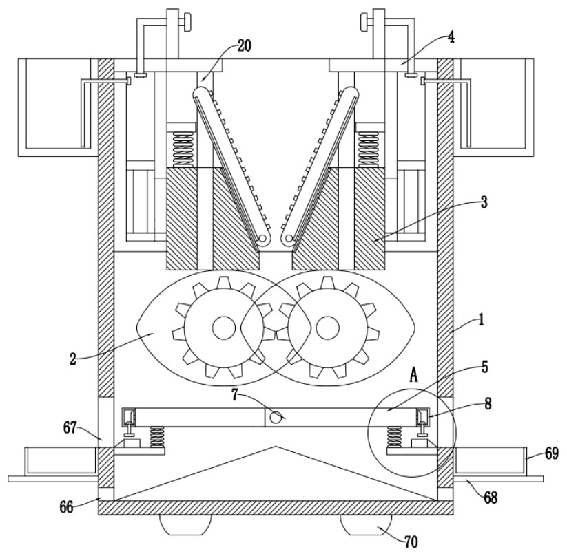 A passive periodical magnetron mine stone crushing and screening equipment