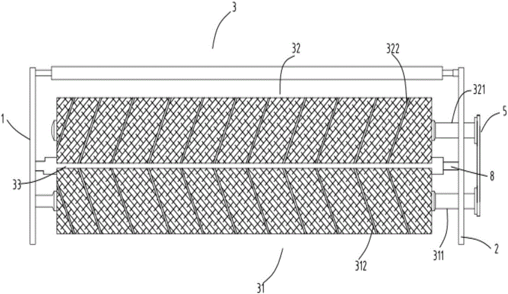 Embedded rolling device