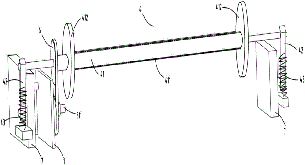 Embedded rolling device