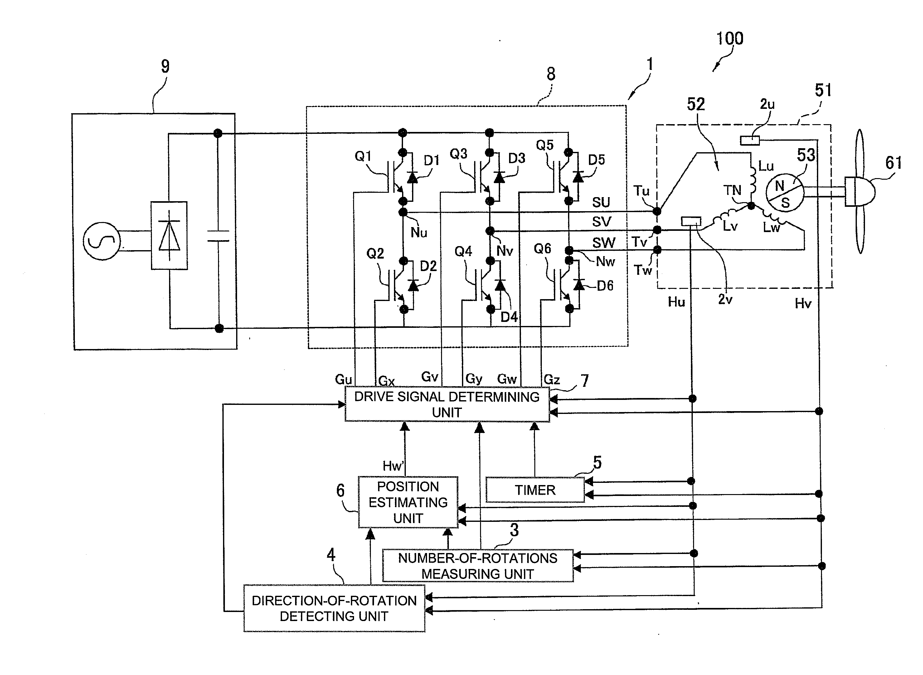 Motor drive control device and motor drive control system