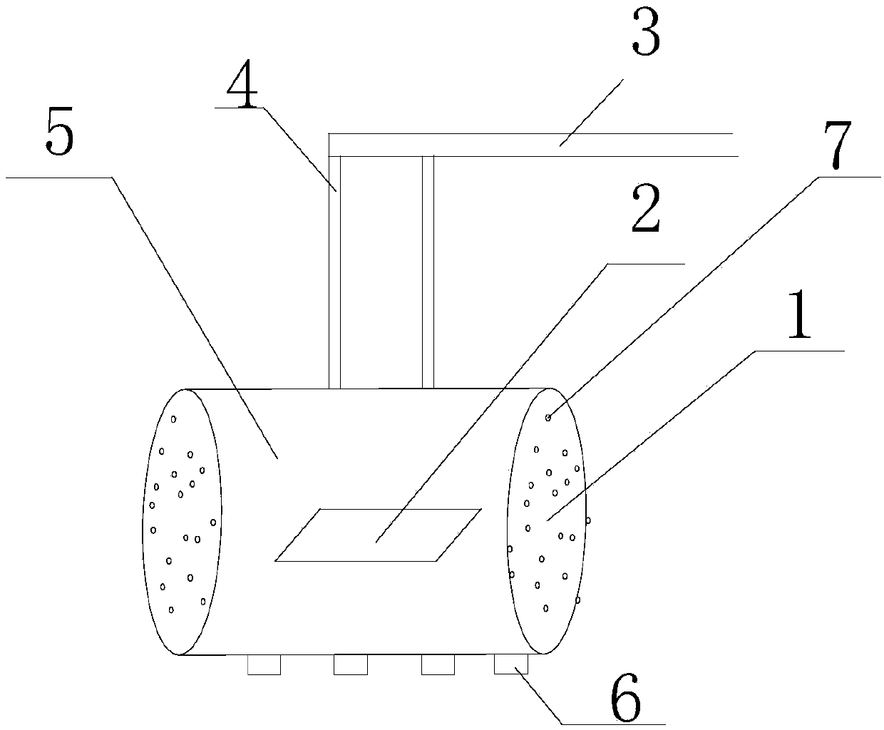 Blower structure for automatic car washing machine