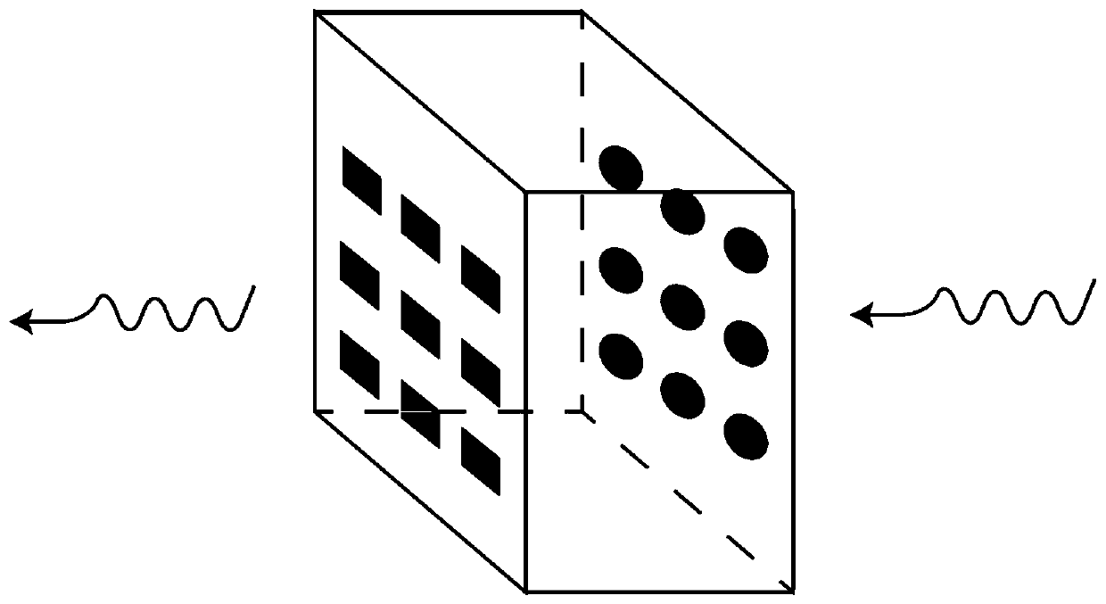 Terahertz switch and control method based on periodic graphene structure absorption characteristics