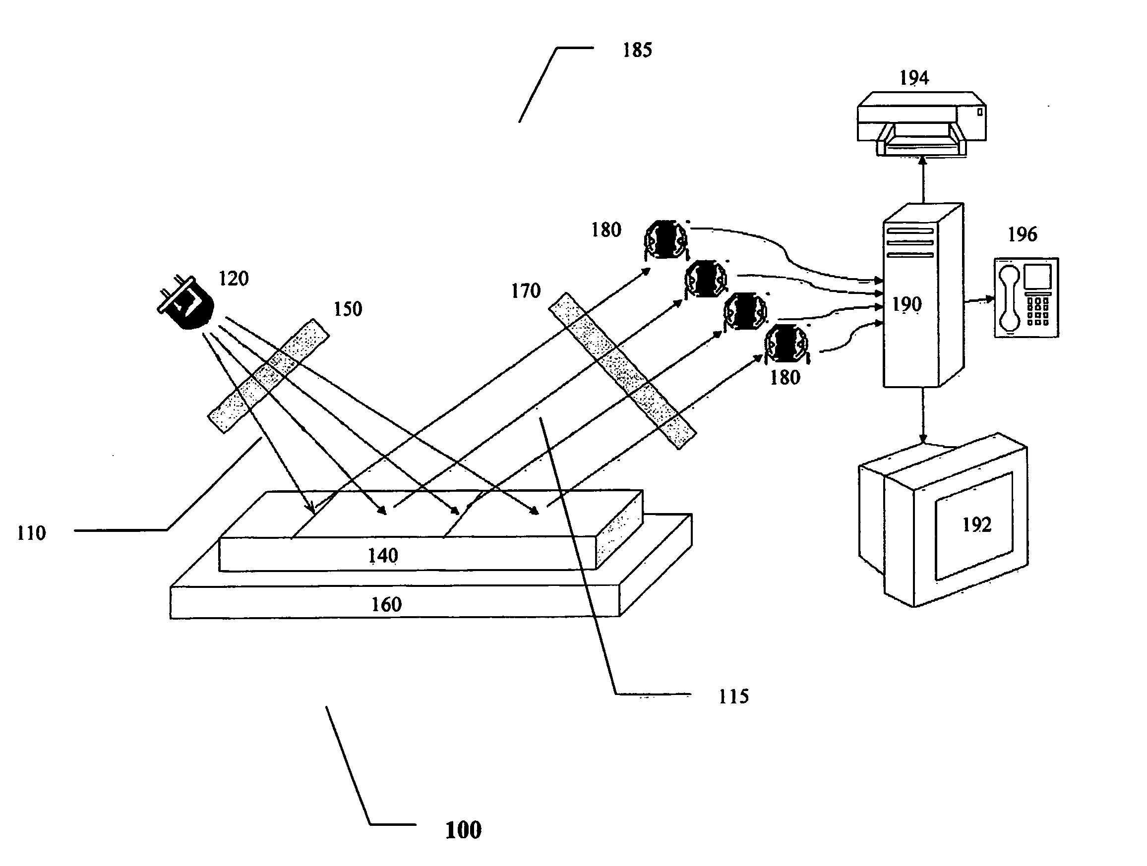 Novel device, system and method for fluorescence detection