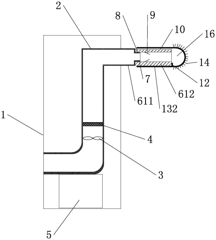 Ear canal drying and cleaning device