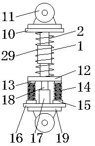 Motorbike damper having excellent damping effect