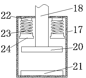 Motorbike damper having excellent damping effect