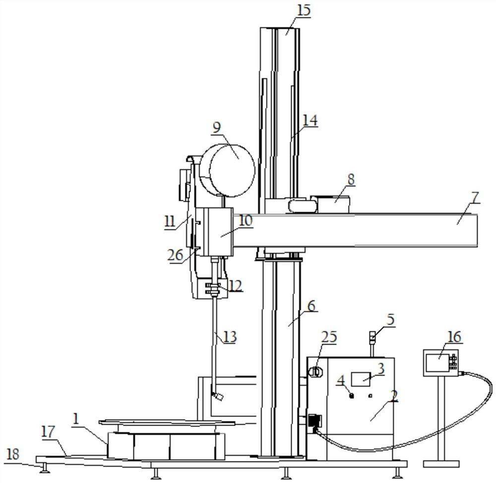 Method for realizing automatic surfacing of ball valve by using novel surfacing equipment