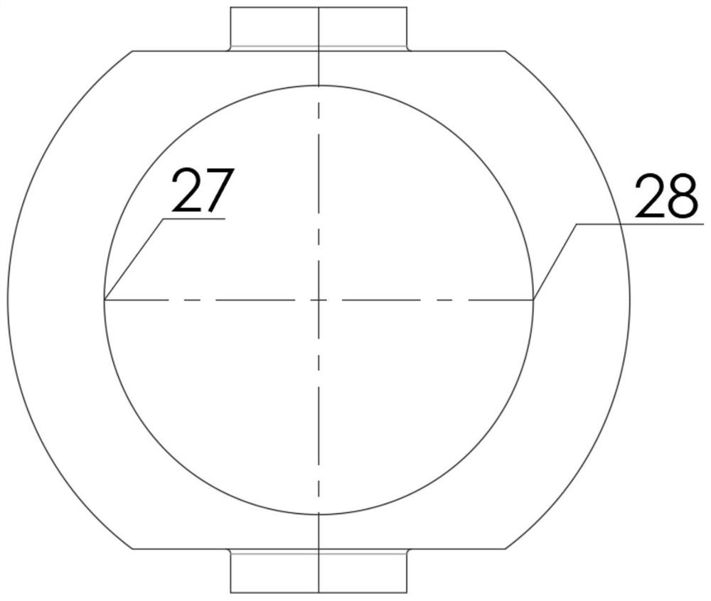 Method for realizing automatic surfacing of ball valve by using novel surfacing equipment