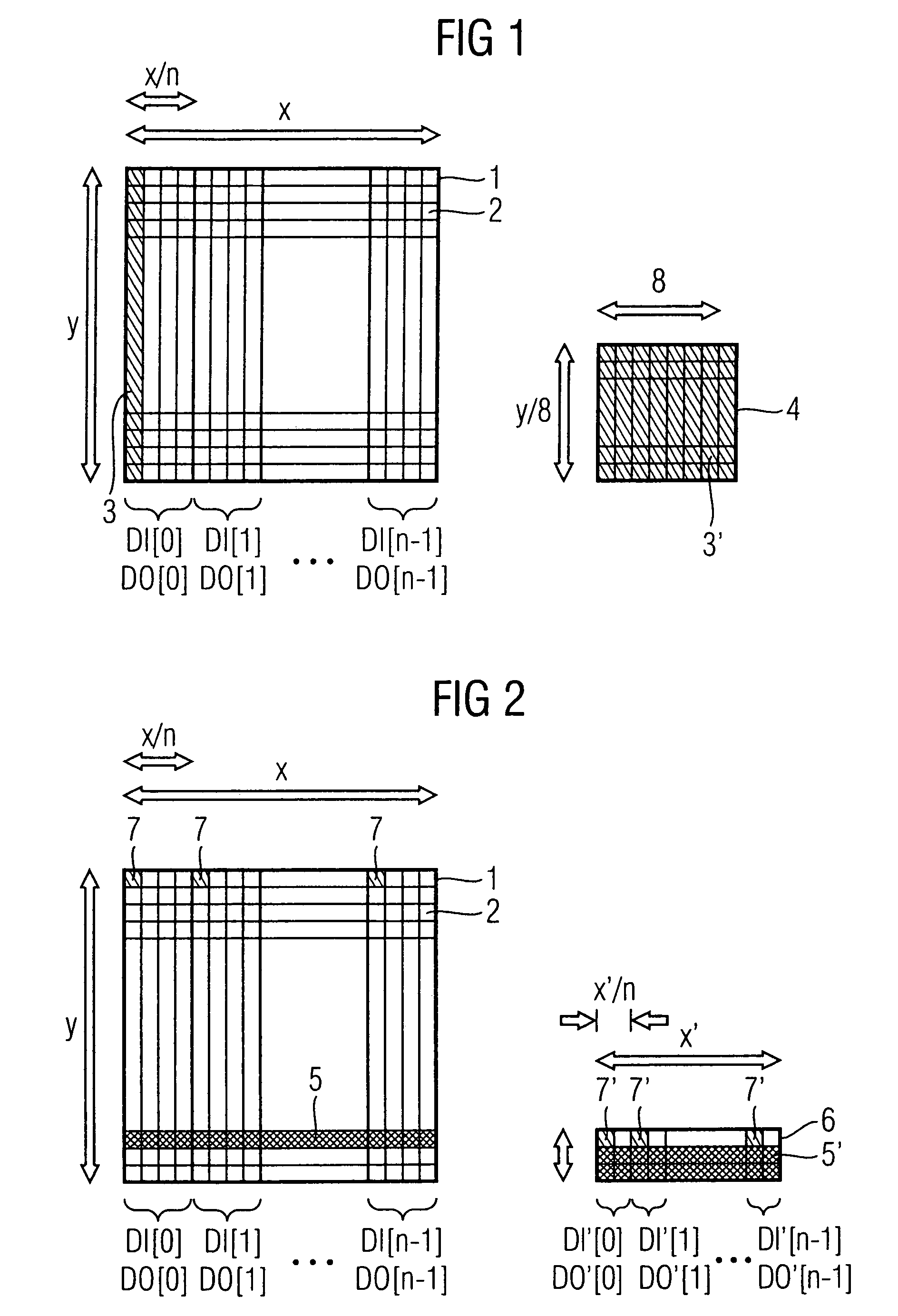 Memory circuit with flexible bitline-related and/or wordline-related defect memory cell substitution