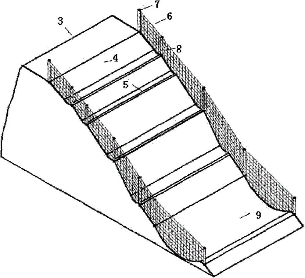 A kind of vertical transportation system and transportation method for mountain stone materials