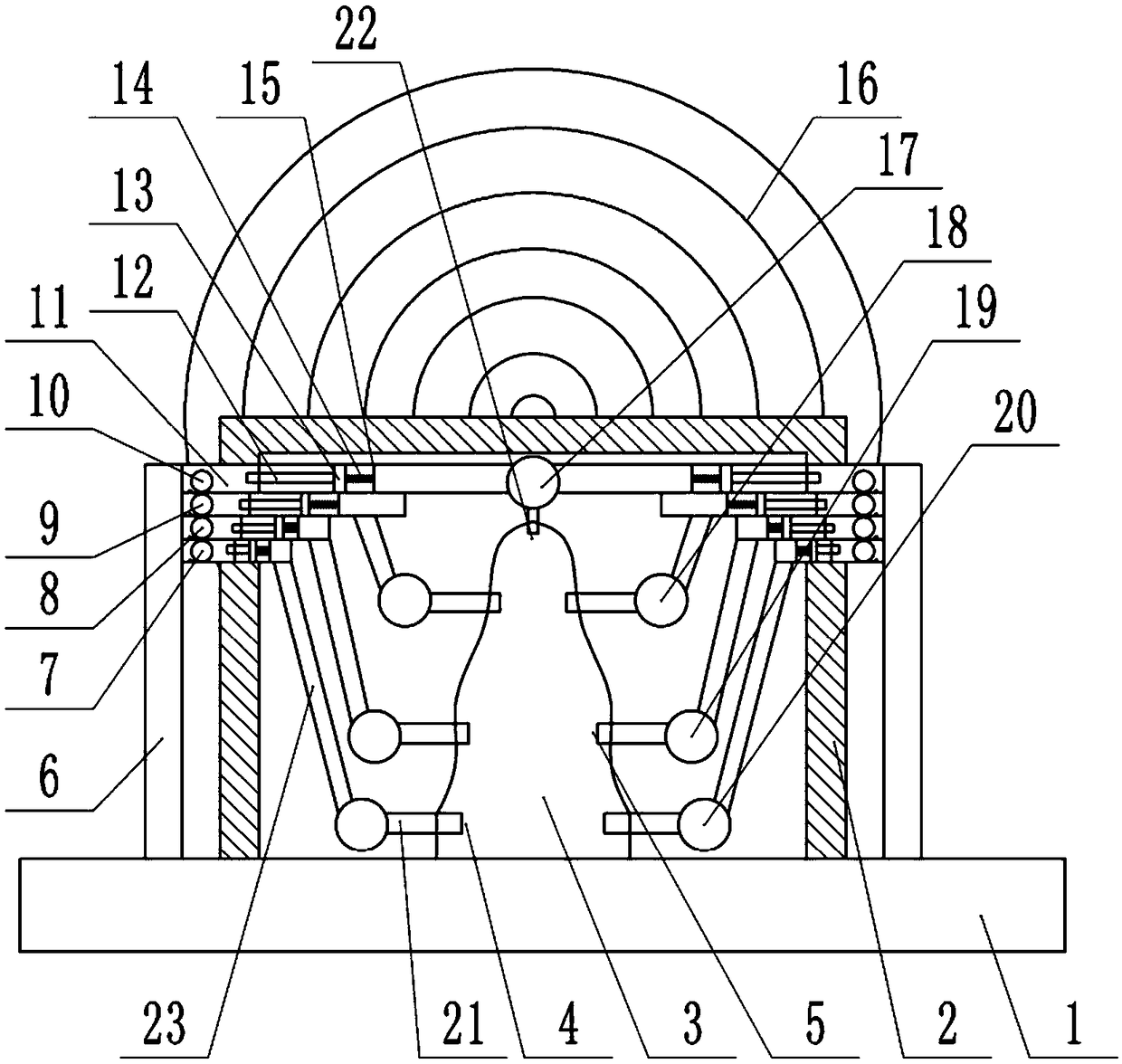 Uterine cavity gauze packing teaching model