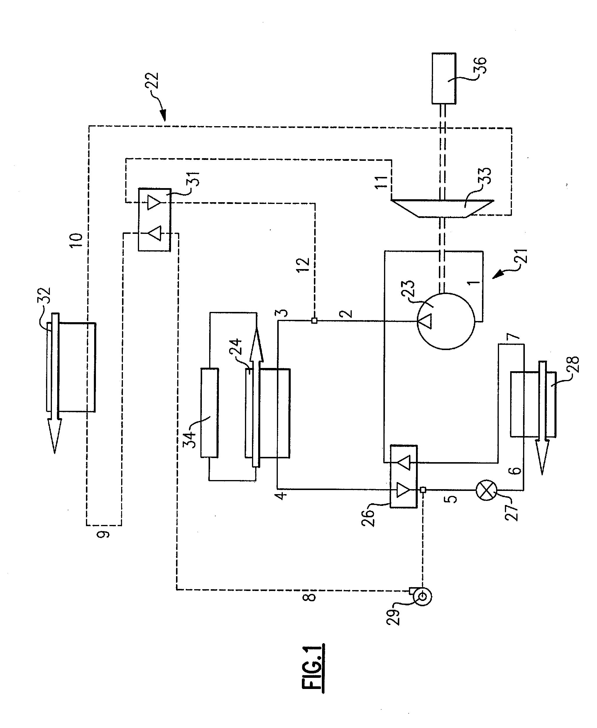 Transcritical thermally activated cooling, heating and refrigerating system