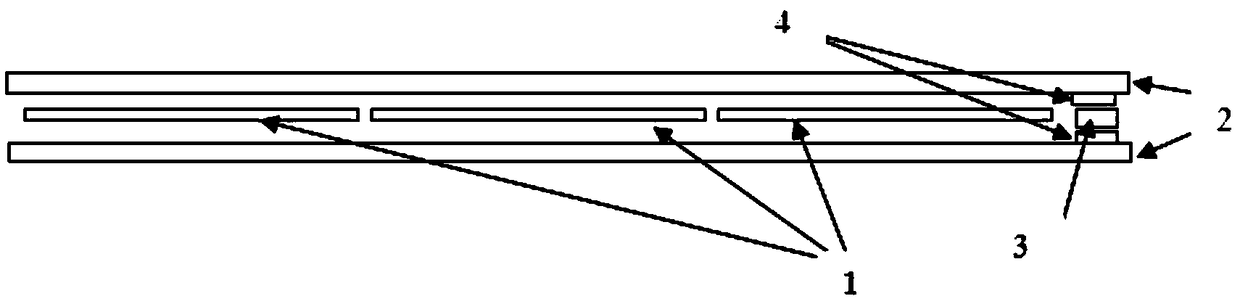 Photovoltaic module structure capable of reducing potential cause attenuation effect of photovoltaic module