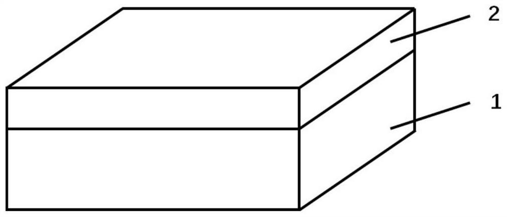 Preparation method of gallium nitride molybdenum disulfide mixed-scale pn junction