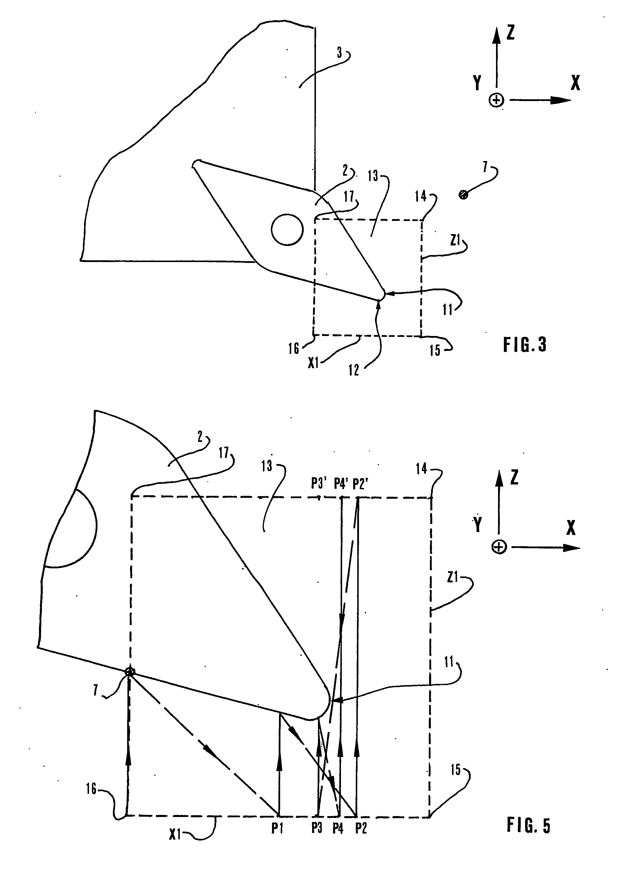 Method and system for checking the position of a mechanical part with a light beam