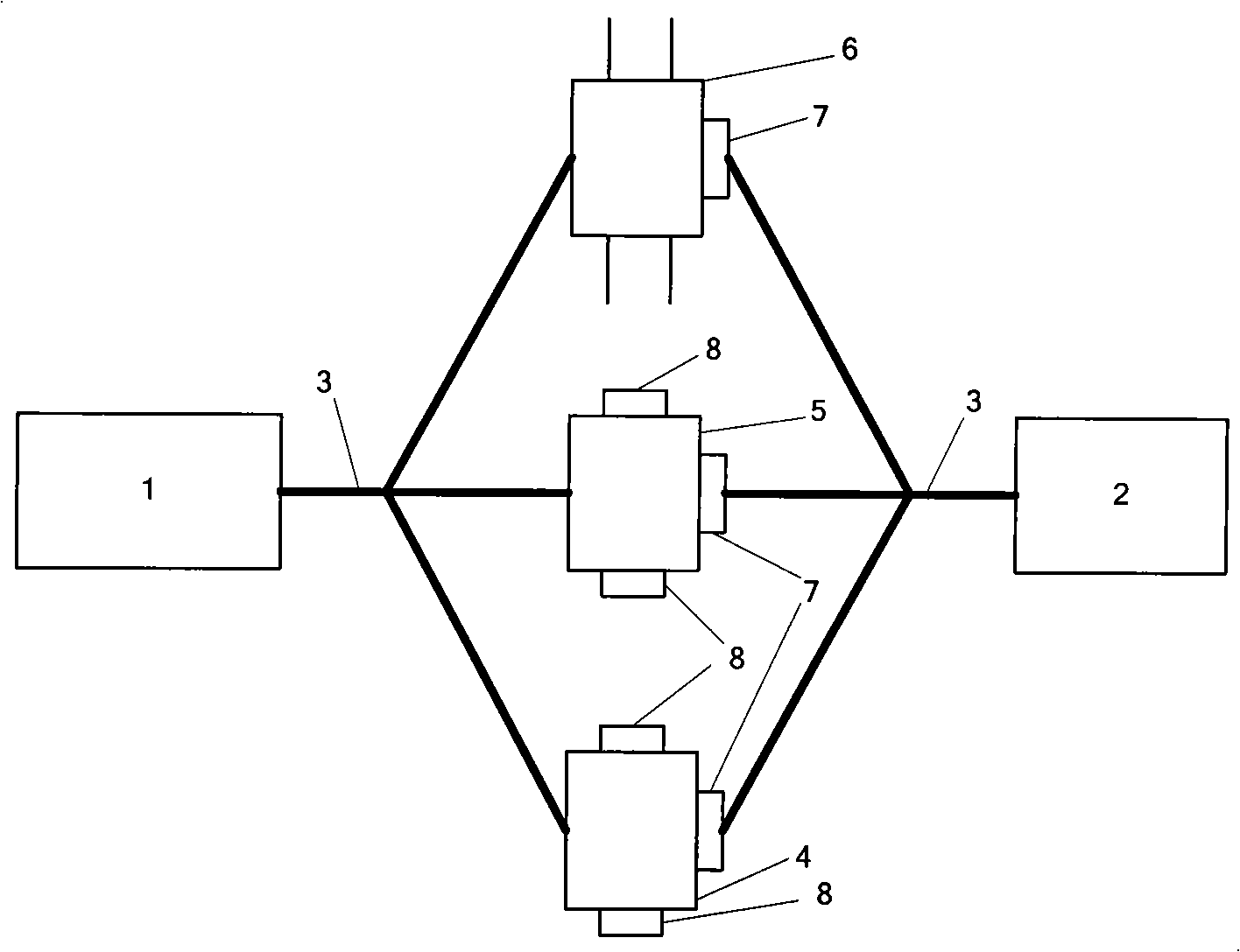 Industry on-line near-infrared spectrum detection device