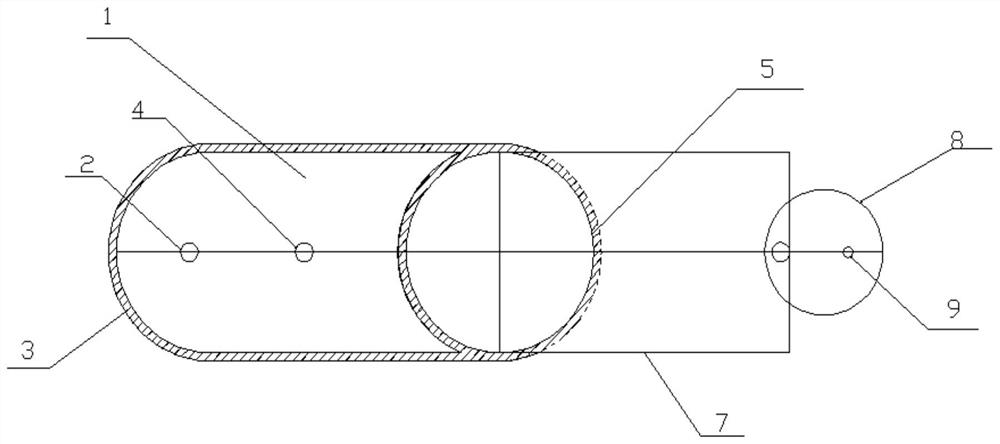 High-vacuum distillation purification device