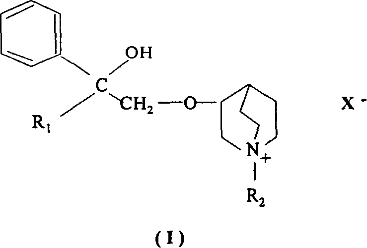 Compound and pharmaceutical composition for treating nasal oversecreation and chronic obstructive pulmonary disease