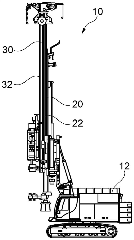 Construction device and method for operating a construction device