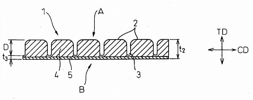 Nonwoven-fabric sheet and process for producing same