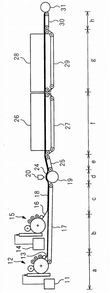 Nonwoven-fabric sheet and process for producing same