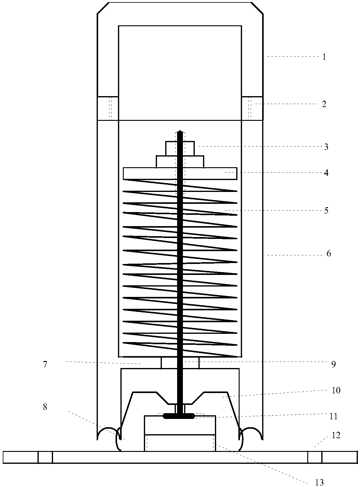 Universal self-recovery anti-collision ground pile