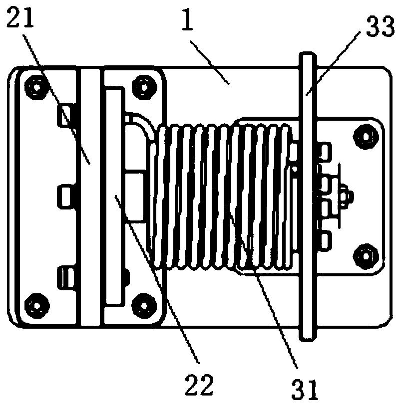 Mechanism for detecting torque performance of space torsion spring maintaining working state for long time