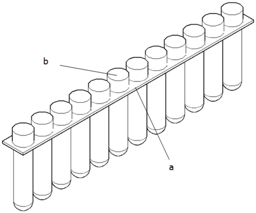 A blood collection tube preparation device for a blood collection tube paper bracket