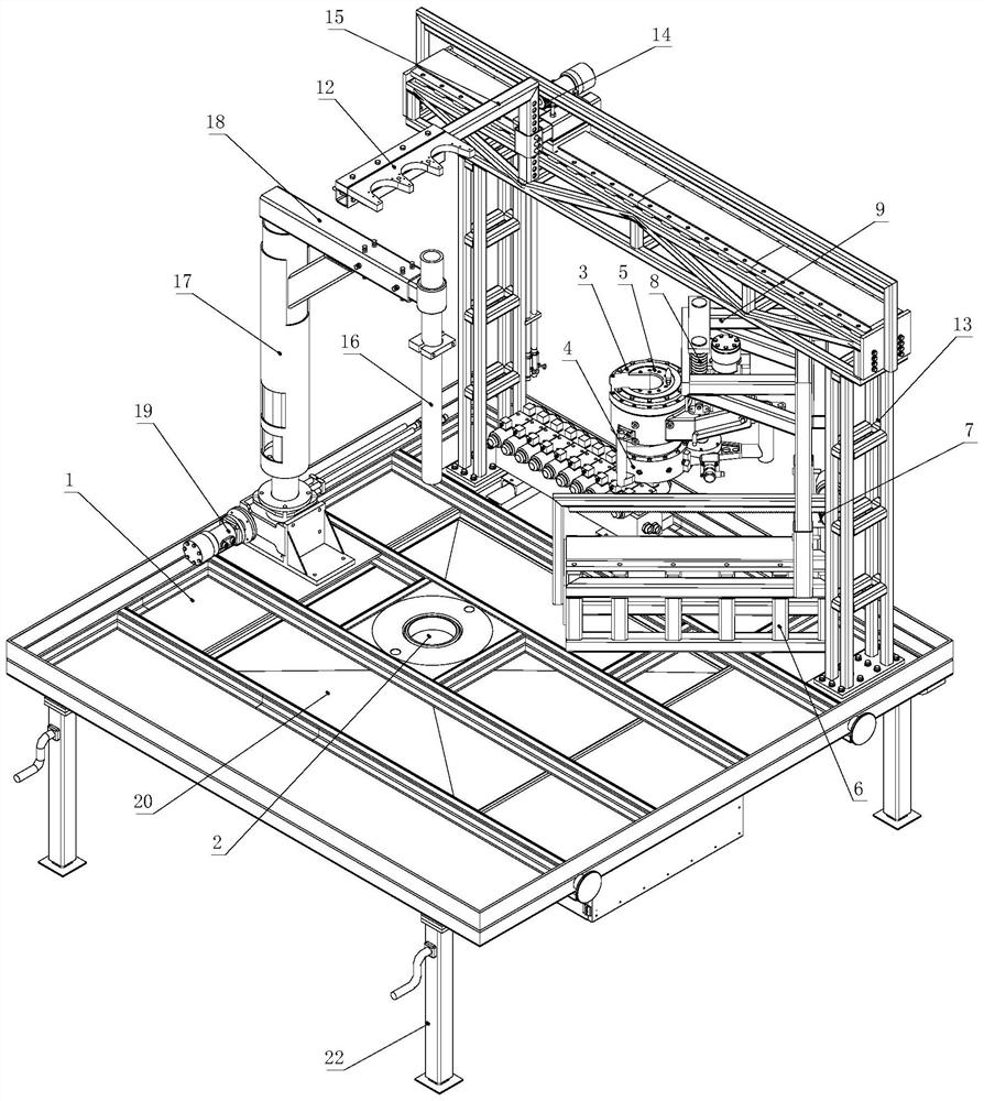 Well repair well mouth unmanned operation platform