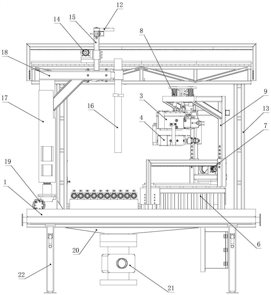 Well repair well mouth unmanned operation platform