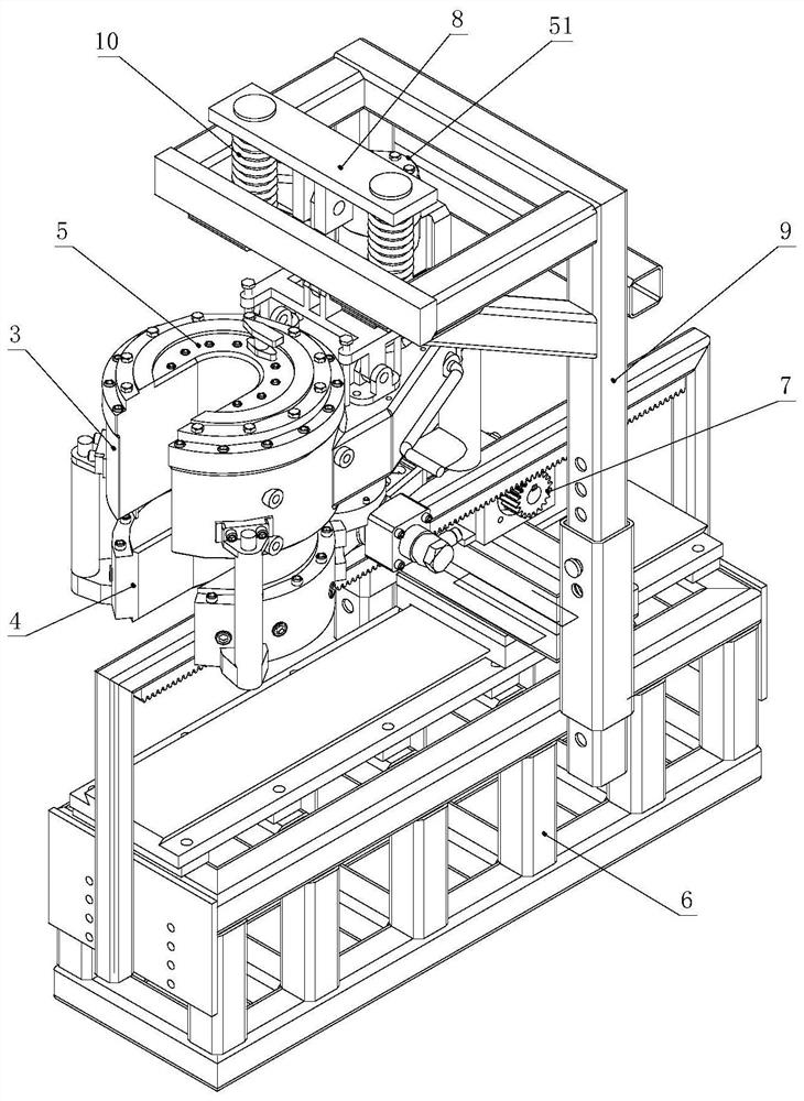 Well repair well mouth unmanned operation platform