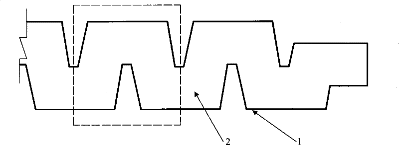 Design method of anti-blockage runner structures of douches of labyrinth runner structure