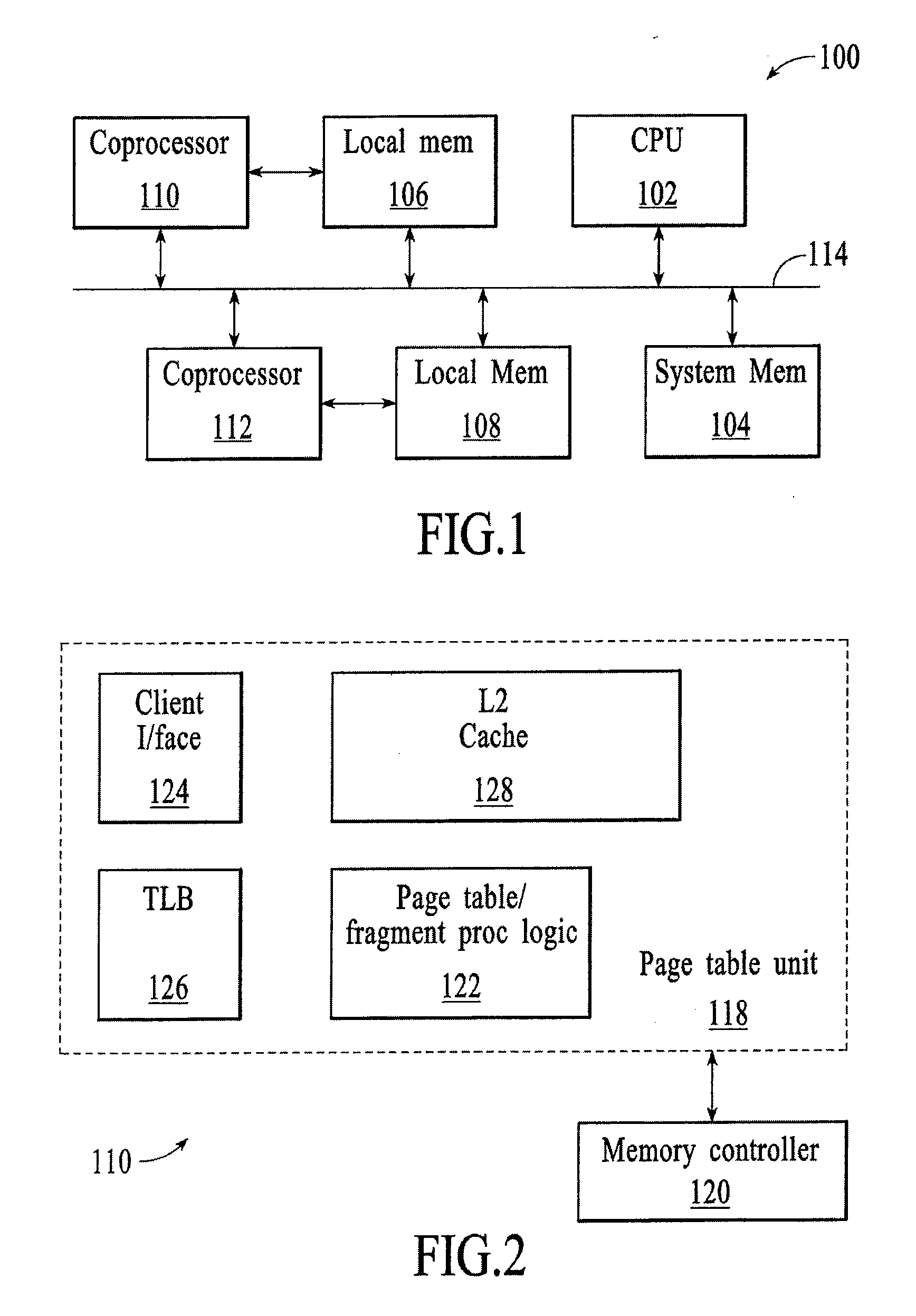 Virtual memory fragment aware cache