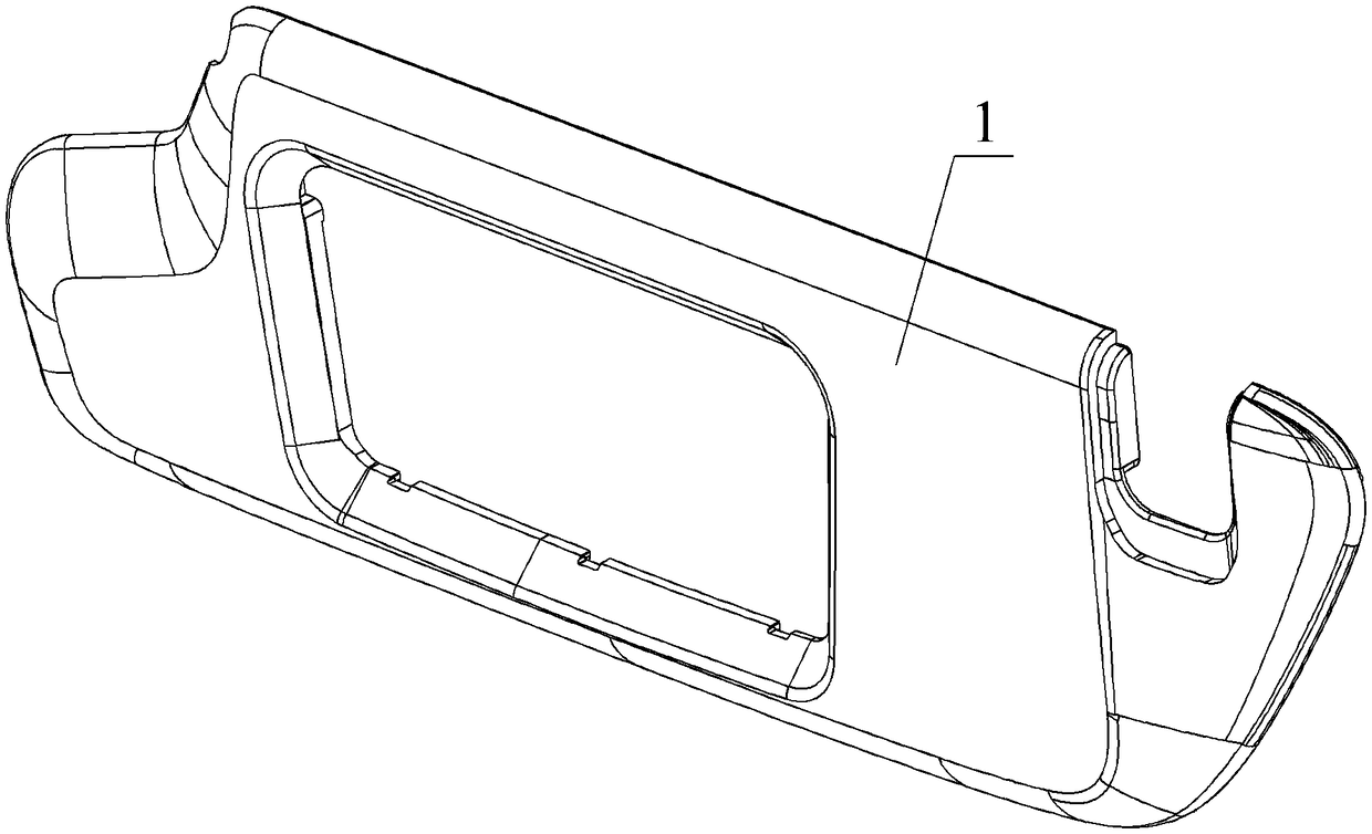 An automobile sunshade with -annular ambient light