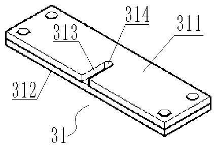 Testing device and method for bidirectional tensile bonding of weak-rigidity reinforcement