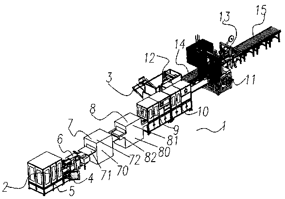 Full-automatic detection and packaging system for circular dinner plate and detection and packaging method