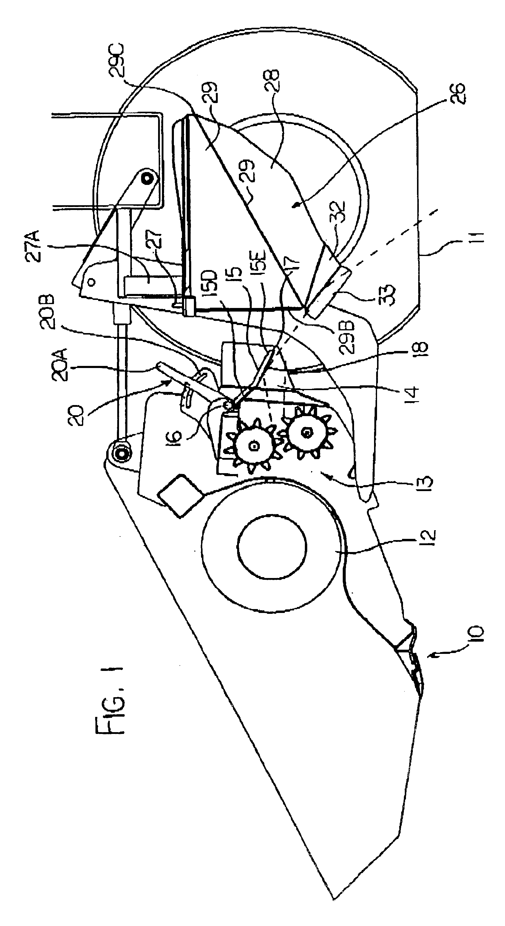 Windrow forming system for a crop harvesting header