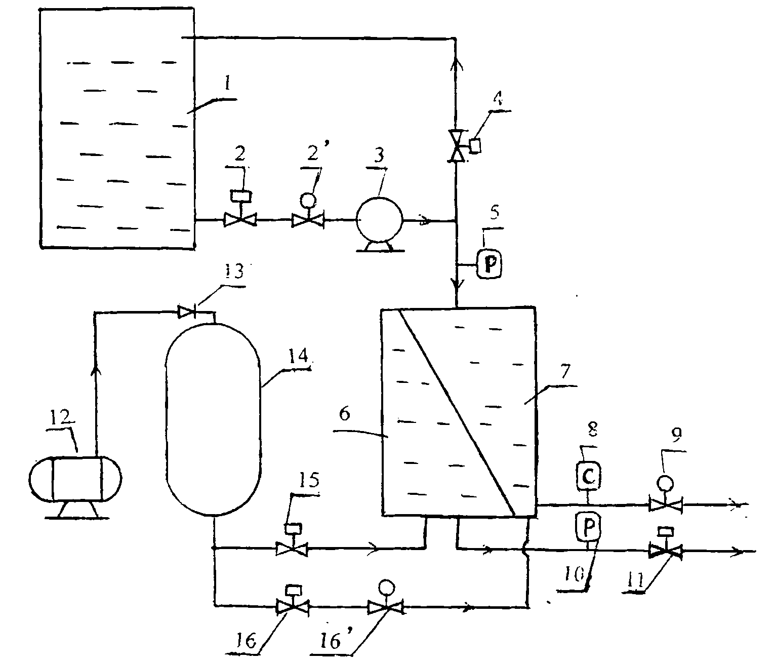 Seawater reverse osmosis desalination and seawater concentration method by using concentration polarization and periodic instantaneous flushing principle