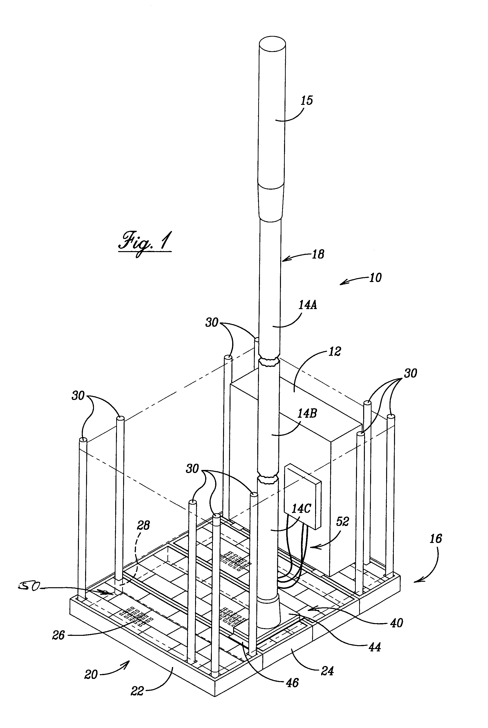 Temporary cellular antenna site