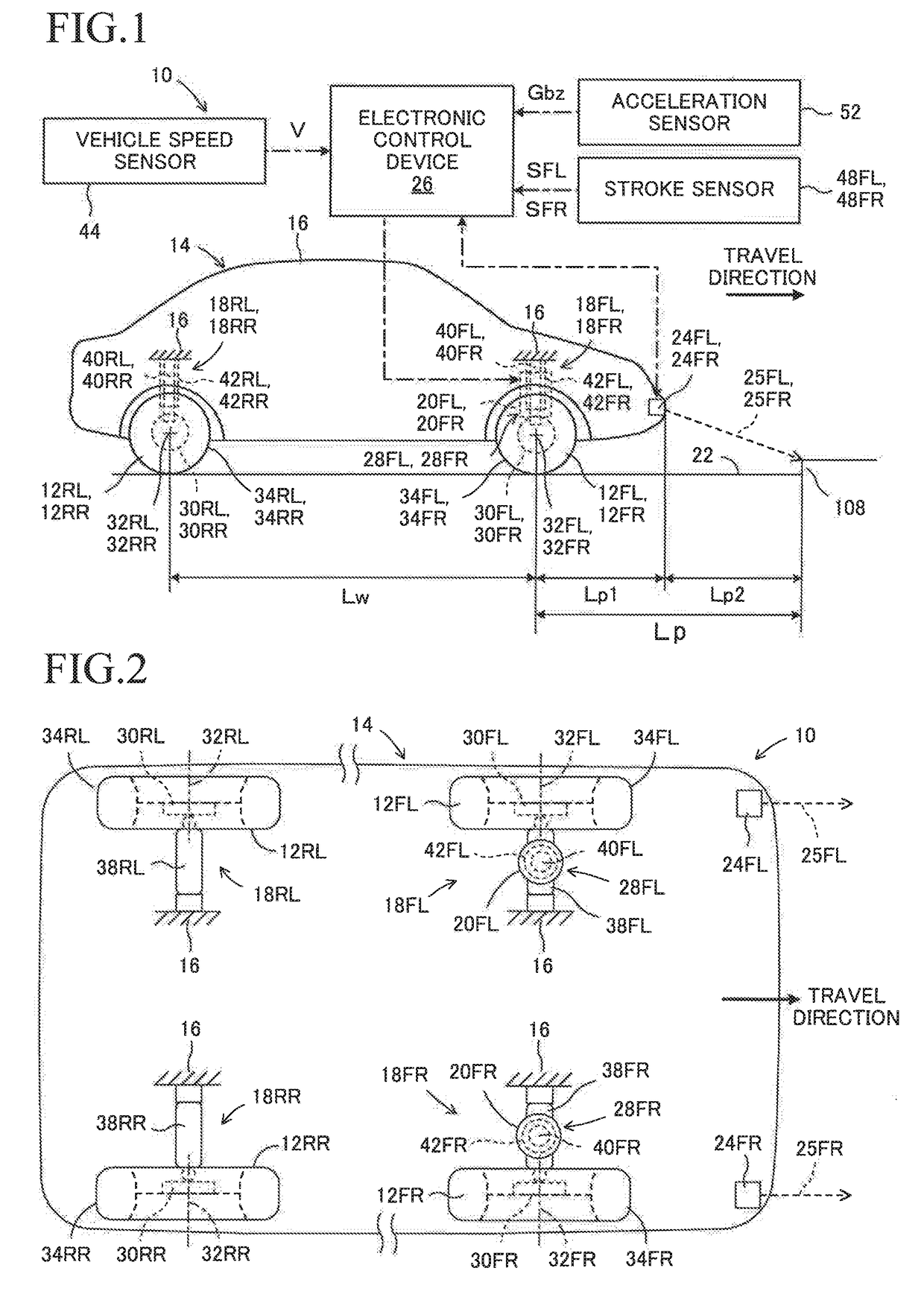 Suspension control device for vehicle