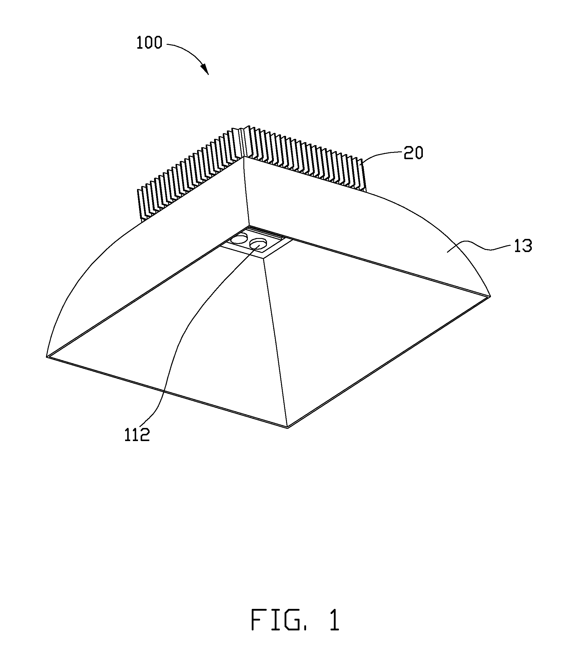 LED illuminating device