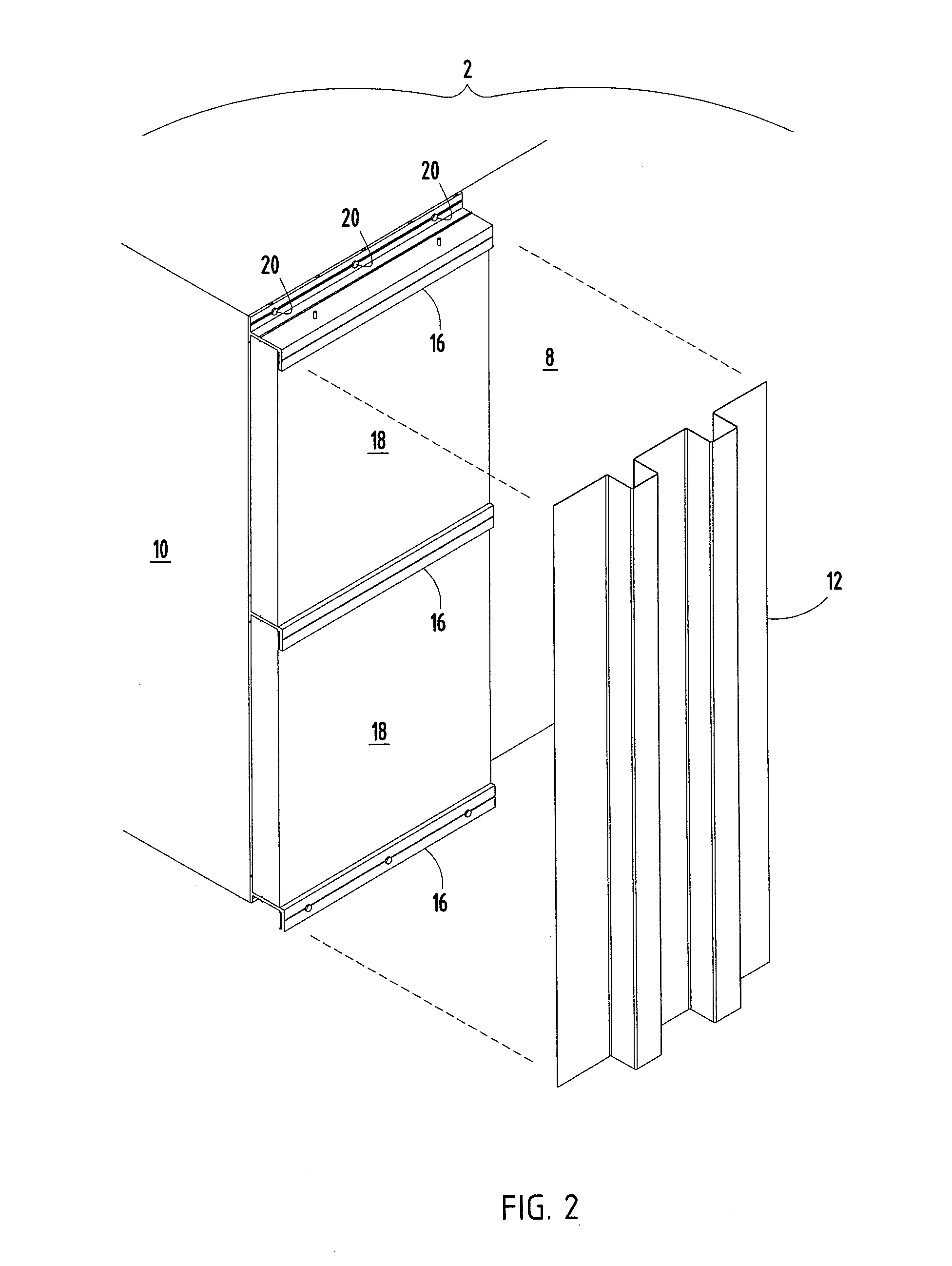 Polymer-based bracket system for metal panels