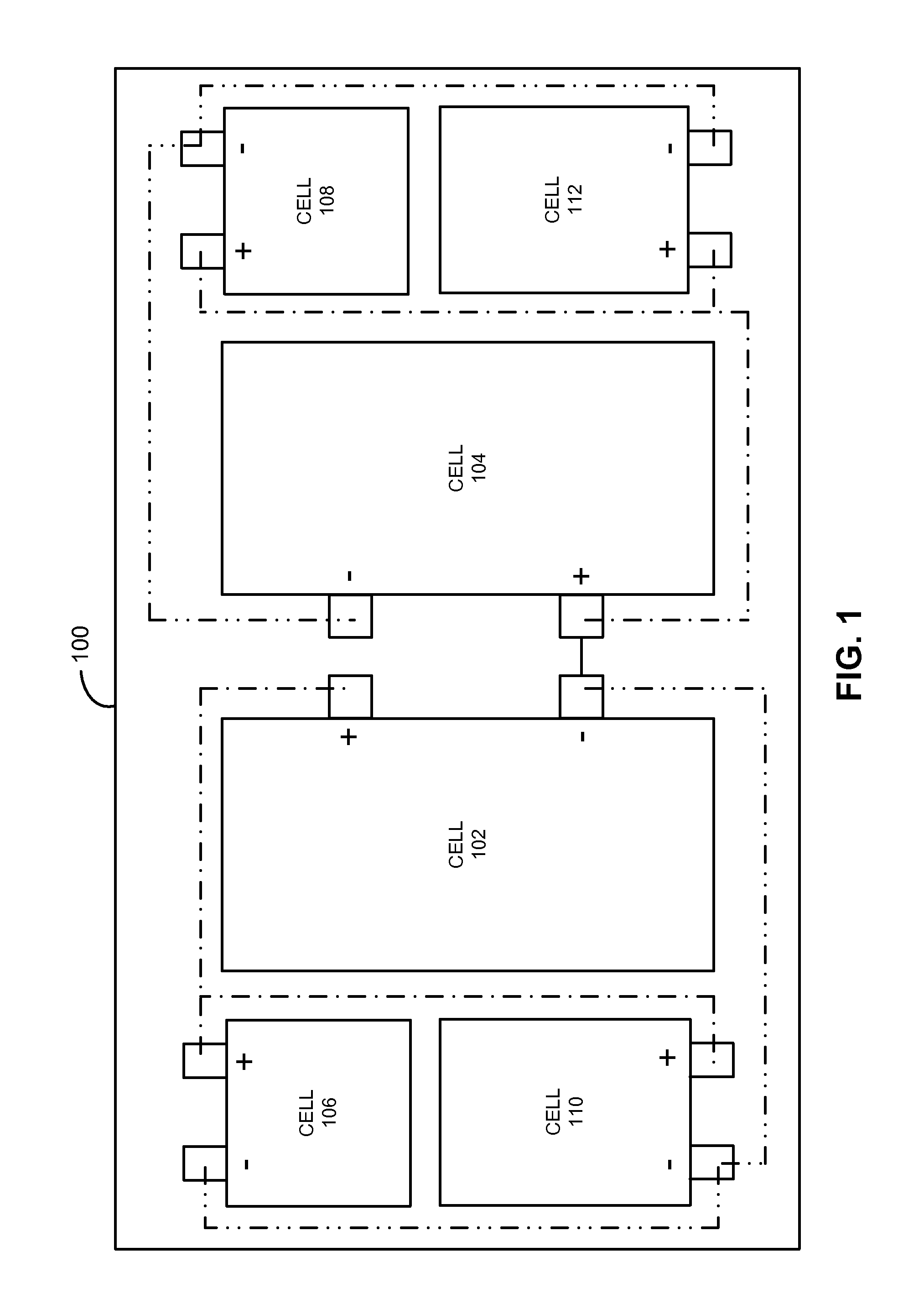 Battery pack with cells of different capacities electrically coupled in parallel