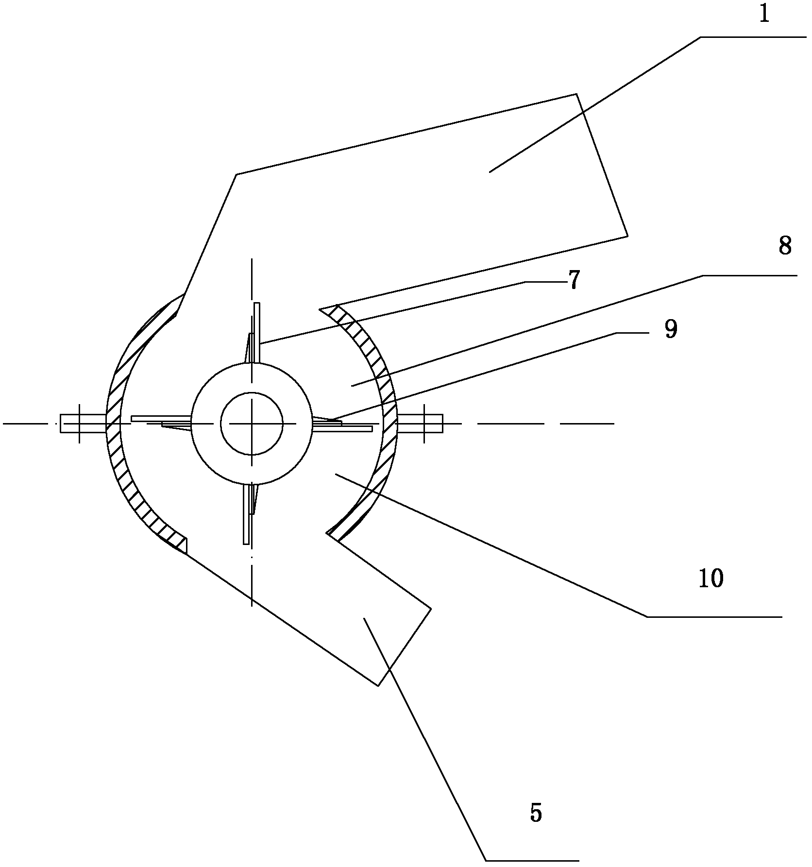 Method of producing steel wire shots conforming to PSPC with quenching crushing method