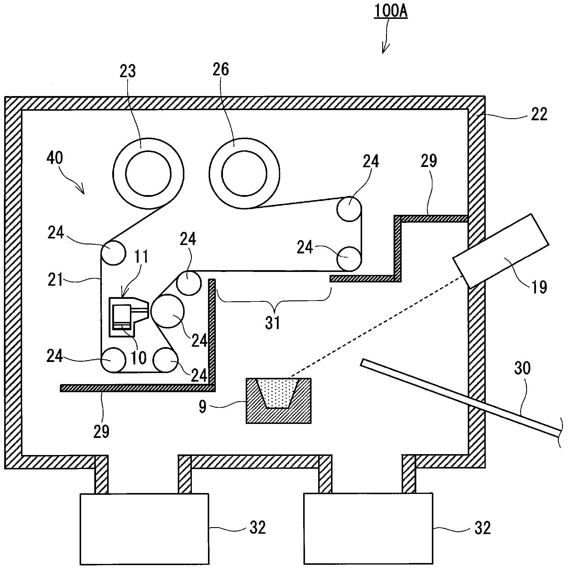 Thin-film production method and production device