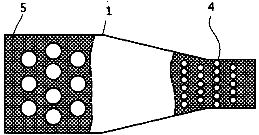 Cross-flow filtration oil-water separation device