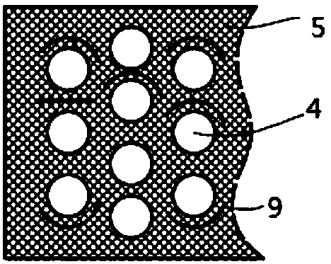 Cross-flow filtration oil-water separation device